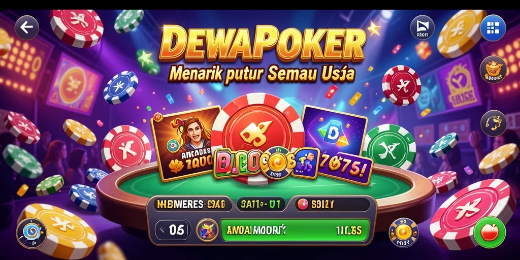 Tampilan gameplay menawan DEWAPOKER yang penuh aksi.