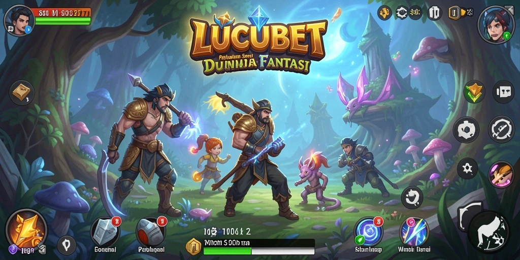 Tampilan menarik gameplay petualangan LUCUBET dengan aksi seru.