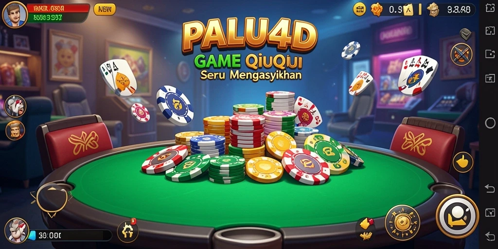 Screenshot gameplay QiuQiu menampilkan serunya permainan PALU4D.