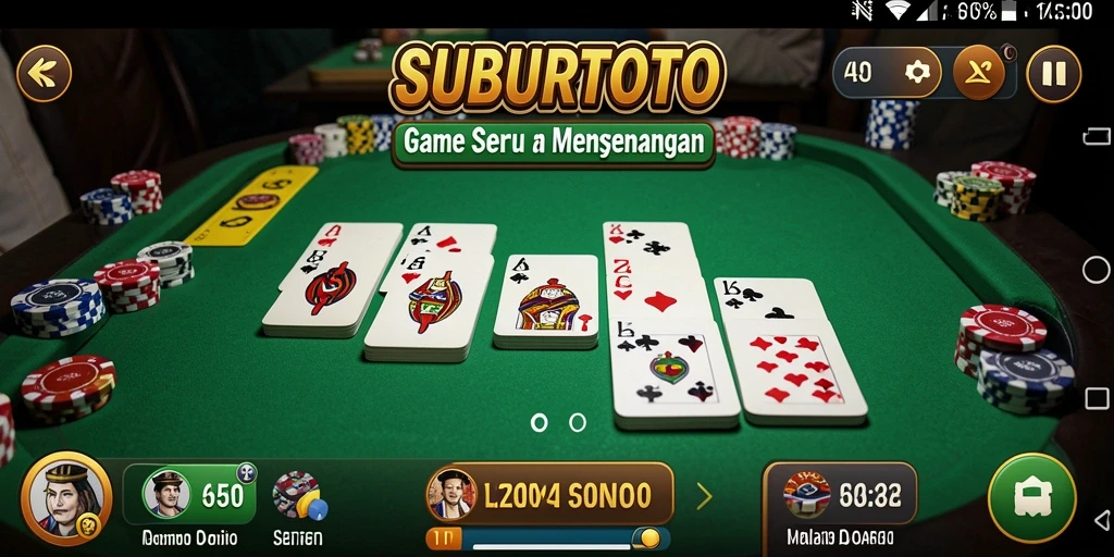 Tampilan gameplay SUBURTOTO yang memukau dan interaktif.